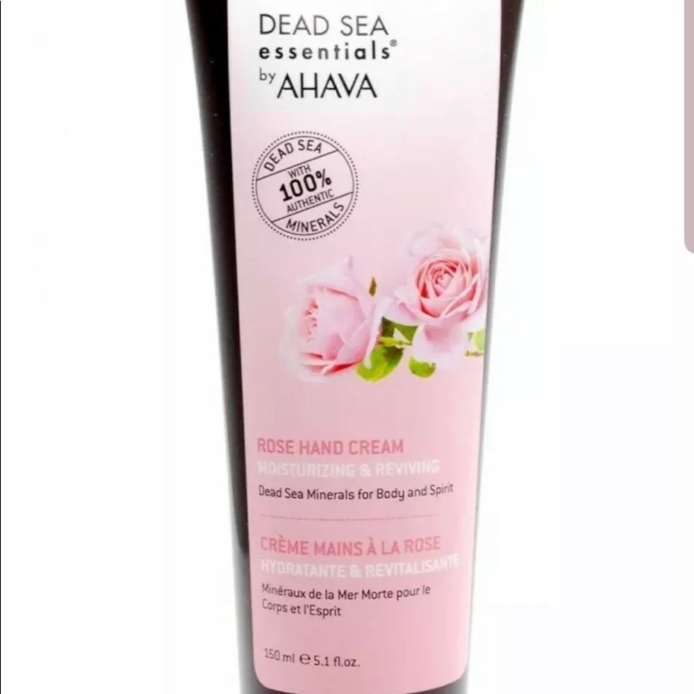 🪐AHAVA DEAD SEA ESSENTIALS ROSE HAND CREAM 5.1 oz